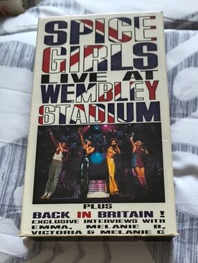 Vintage Spice Girls Live at Wembley Stadium VHS